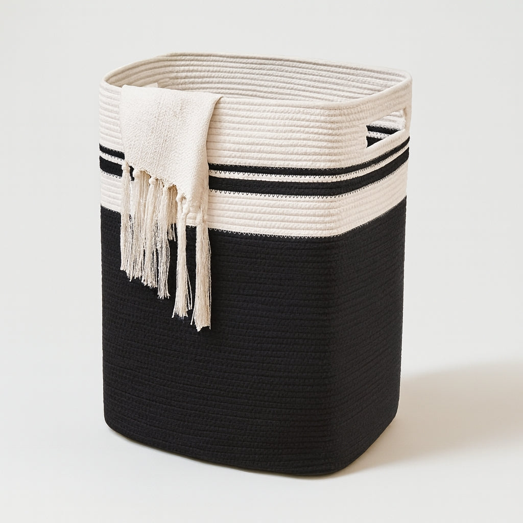 Panier de rangement jumbo pliable pour un stockage pratique | Rêve Noir