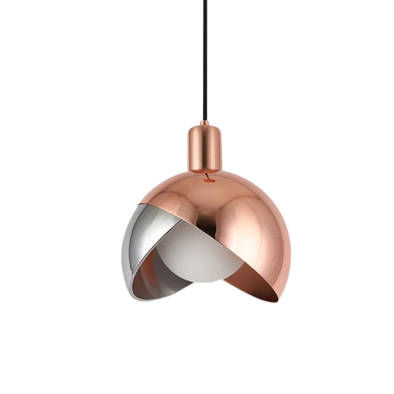 Suspension avec hauteur réglable et structure en métal et verre | Rêve RoséOr