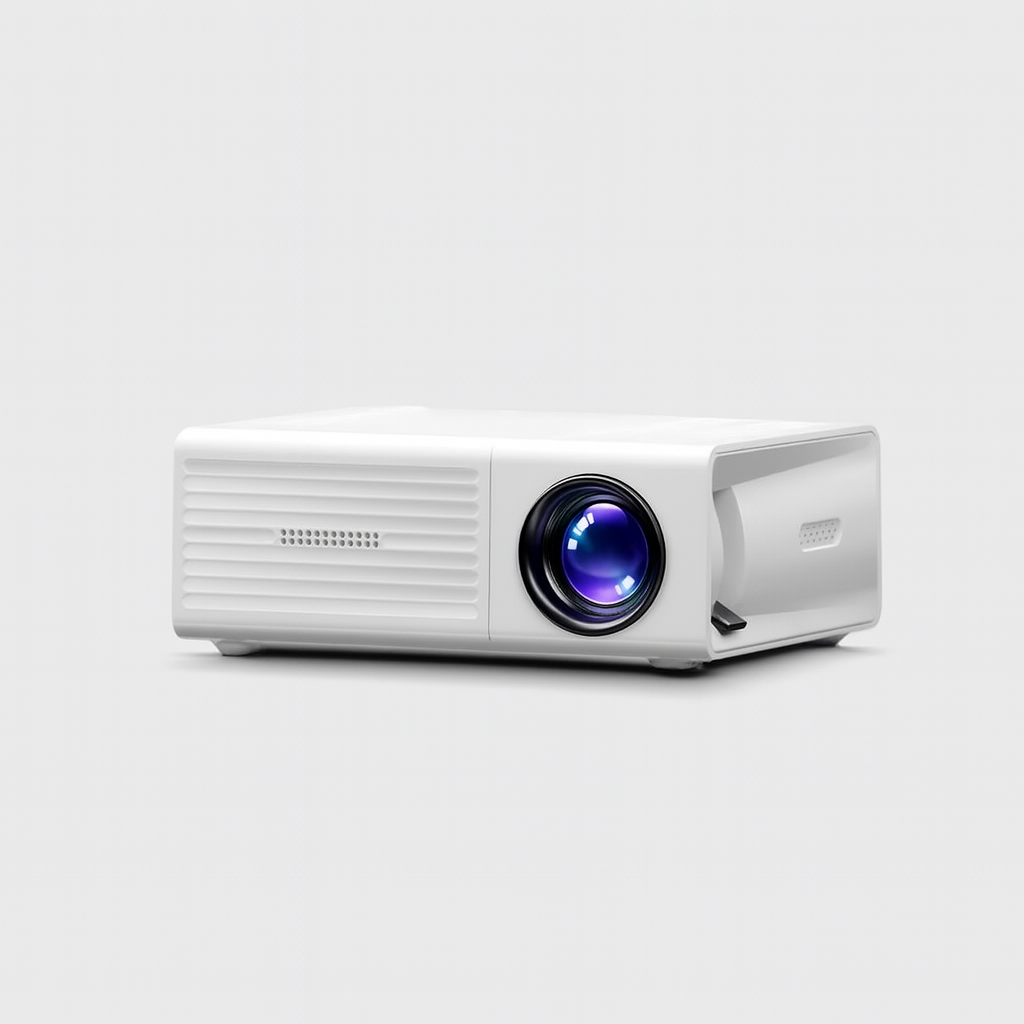 Mini projecteur portable 3000 lumens pour projection vidéo | Rêve Blanc
