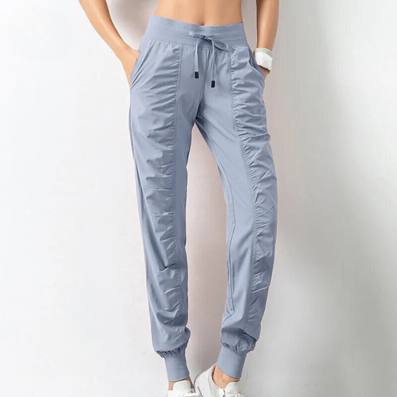 Pantalon de randonnée Alia avec taille élastique et poches pour homme | Rêve LyseBleu