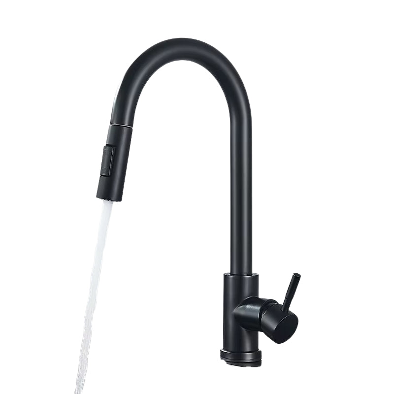 Robinet mitigeur pivotant 360° avec levier réglable | Rêve Noir
