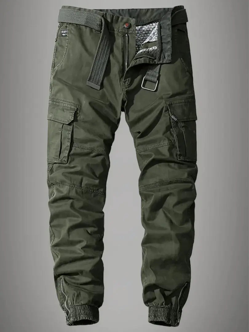 Pantalon cargo classique avec poches multiples | Rêve Vert armée