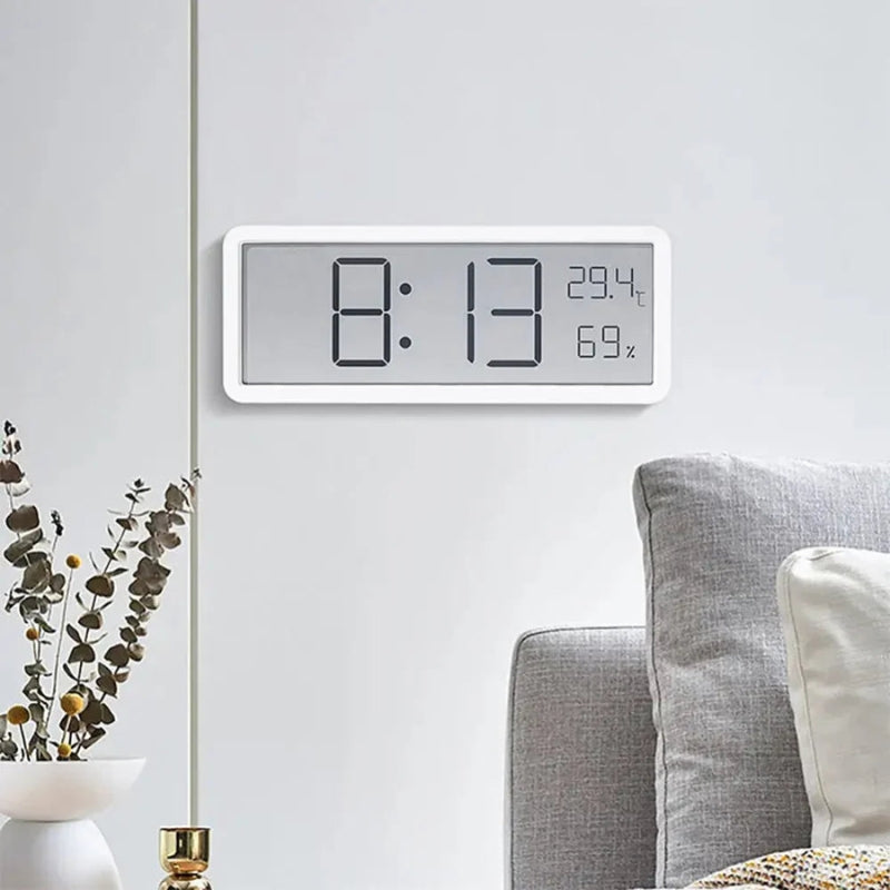 Horloge murale numérique LED avec affichage température et humidité | Rêve