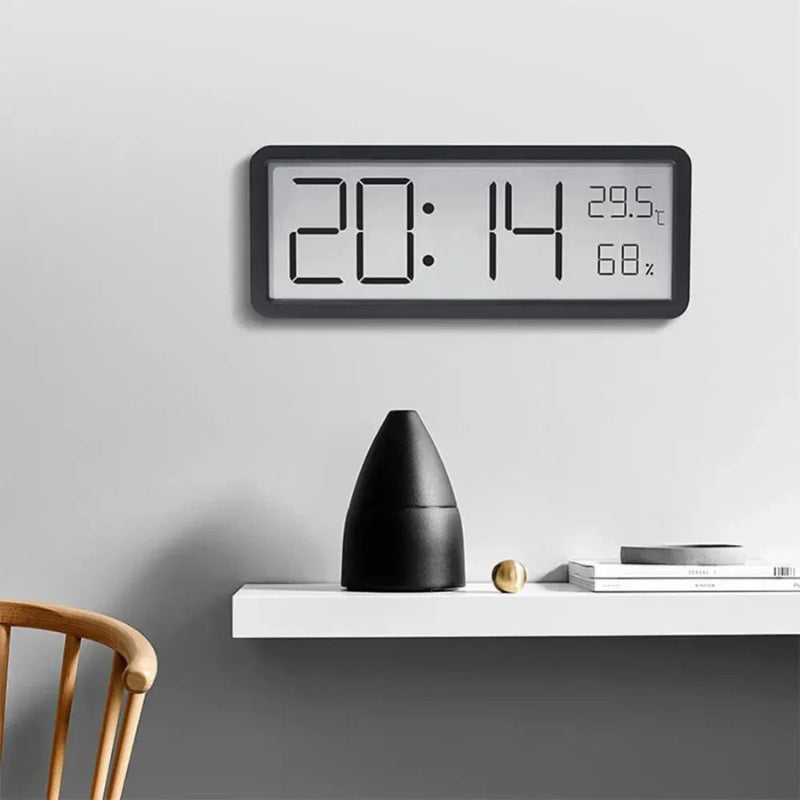 Horloge murale numérique LED avec affichage température et humidité | Rêve