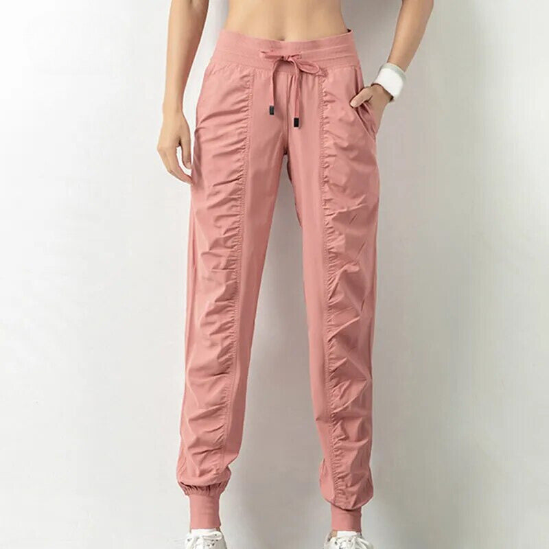 Pantalon de randonnée Alia avec taille élastique et poches pour homme | Rêve LyseRouge