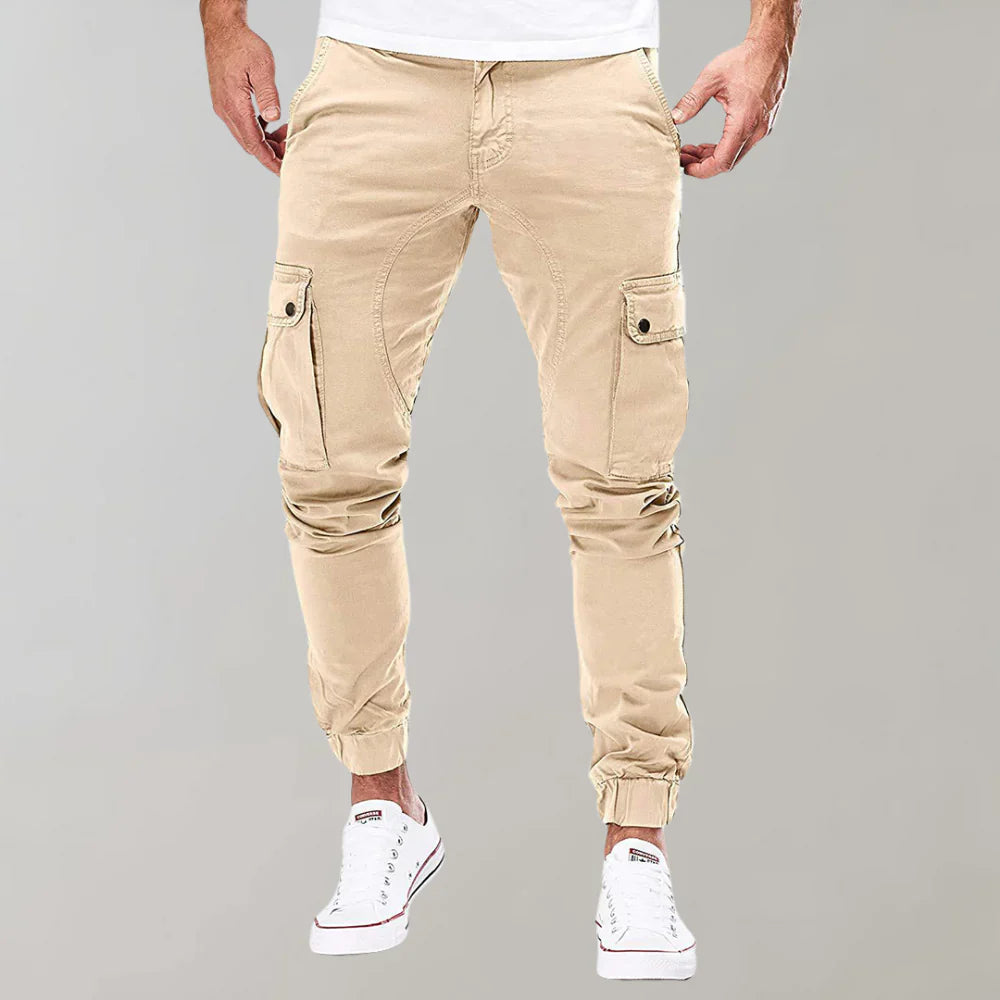 Pantalon cargo pour homme avec poches multiples | Rêve Beige