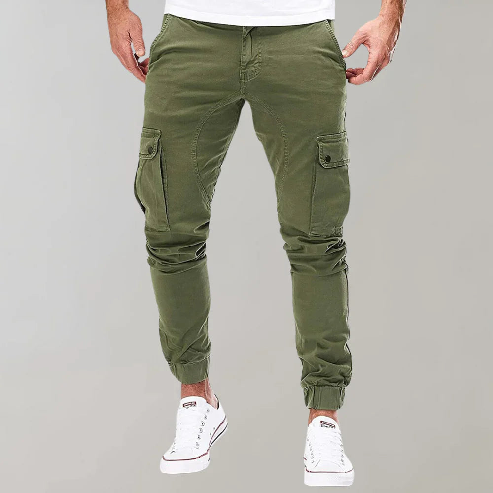 Pantalon cargo pour homme avec poches multiples | Rêve Vert