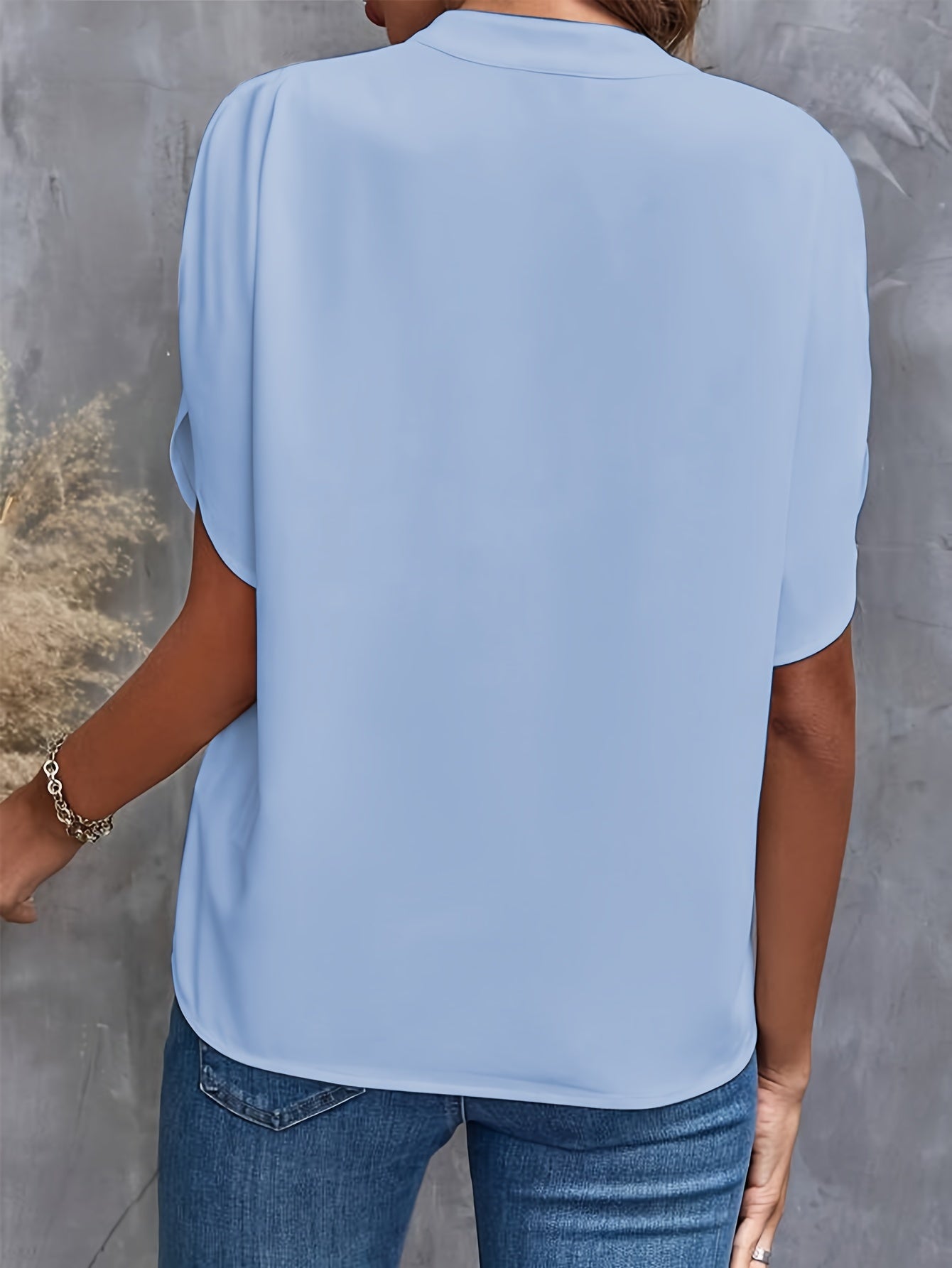Blouse pour femme à manches longues en coton mélangé | Rêve