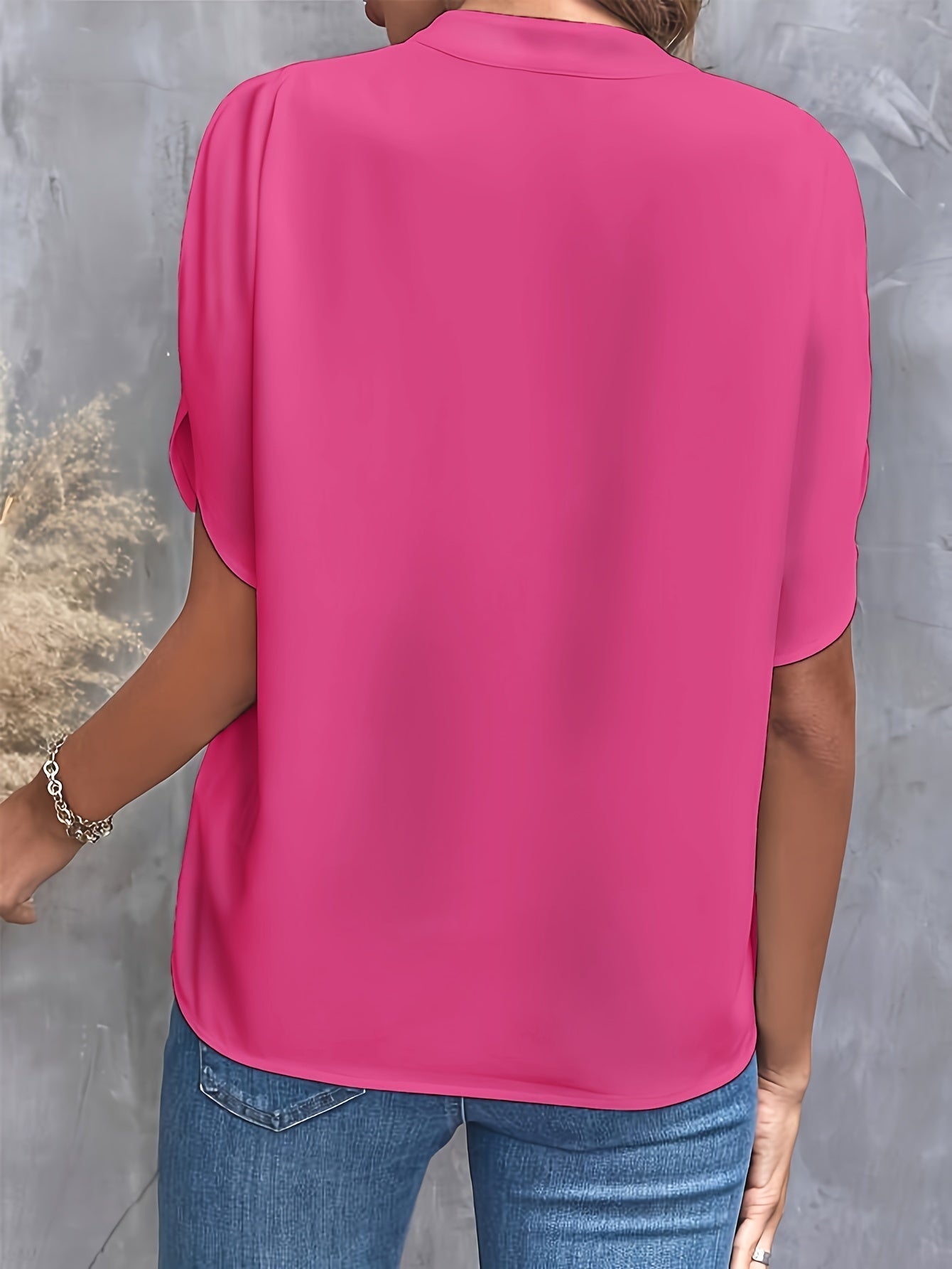 Blouse pour femme à manches longues en coton mélangé | Rêve