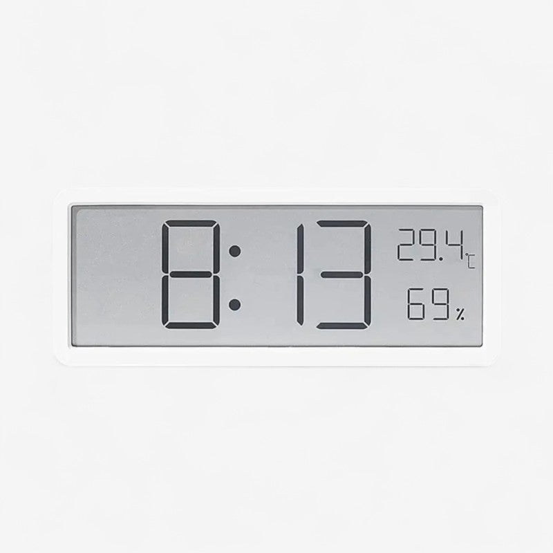 Horloge murale numérique LED avec affichage température et humidité | Rêve Blanc