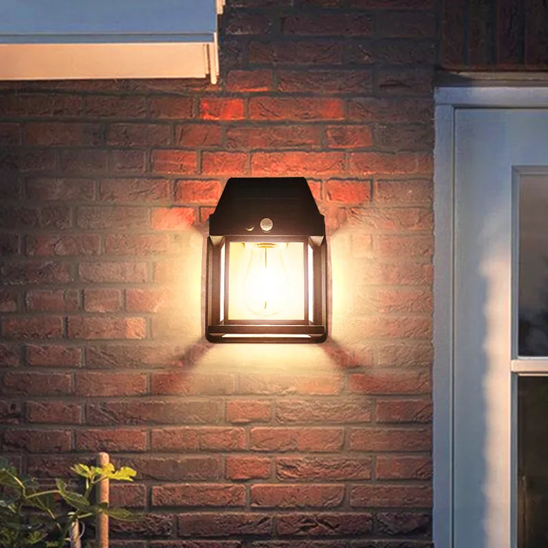 Applique murale solaire LED avec détecteur de mouvement pour extérieur | Rêve