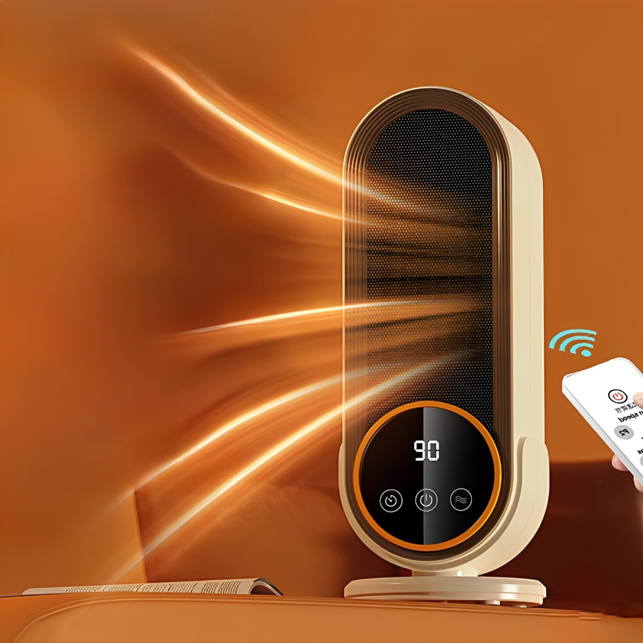 Chauffage électrique compact avec commande tactile | Rêve